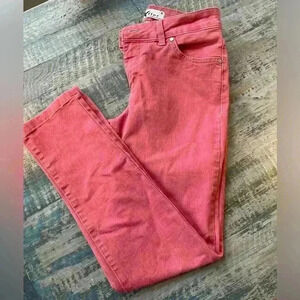 Beija Flora Made in Brazil Pants Size 6 faded red